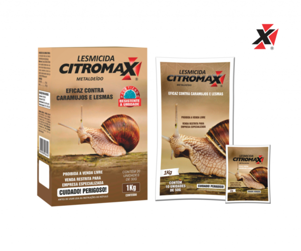 LESMICIDA CITROMAX RESISTENTE UMIDADE 10KG (20 x 50g/ 01kg)